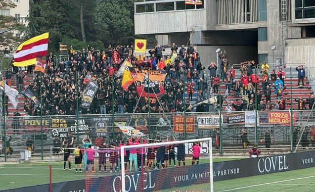 Sorrento-Benevento 0-3. Ai giallorossi bastano 25 minuti per chiudere il match